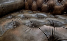 Afbeelding in Gallery-weergave laden, Chesterfield Day-bed DELANO leder Brown