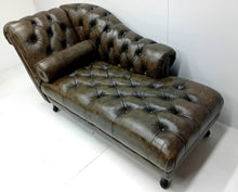 Afbeelding in Gallery-weergave laden, Chesterfield Day-bed DELANO leder Brown