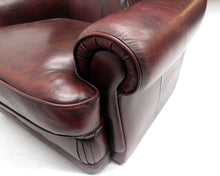 Afbeelding in Gallery-weergave laden, Chesterfield klassiek bankstel NEW CASTLE 3+1+1 zits leder Burgundy (Bordo rood)
