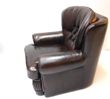 Afbeelding in Gallery-weergave laden, Chesterfield klassiek bankstel NEW CASTLE 3+1+1 zits leder Brown