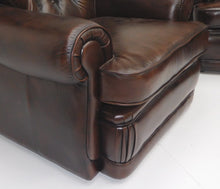 Afbeelding in Gallery-weergave laden, Chesterfield klassiek bankstel NEW CASTLE 3+1+1 zits leder Brown