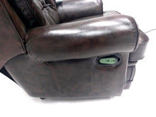 Afbeelding in Gallery-weergave laden, Chesterfield Relaxfauteuil "STING" - Elektrisch verstelbaar met opstahulp - leder Brown