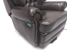 Afbeelding in Gallery-weergave laden, Chesterfield Relaxfauteuil "STING" - Elektrisch verstelbaar met opstahulp - leder Brown