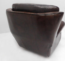 Afbeelding in Gallery-weergave laden, Chesterfield Relaxfauteuil "STING" hand verstelbaar Handwish leder Brown (Donkerbruin)
