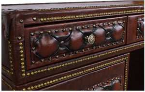 Zeer luxe Chesterfield bureau/desk "President"